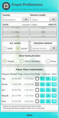 Muslim Prayer Times android App screenshot 7